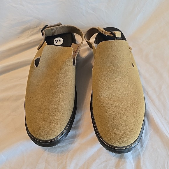 Doc Dr. Martens Carlson Slingback Clogs Mules Men's Size 14 Tan NWOT Y2K Vibes - Picture 6 of 16